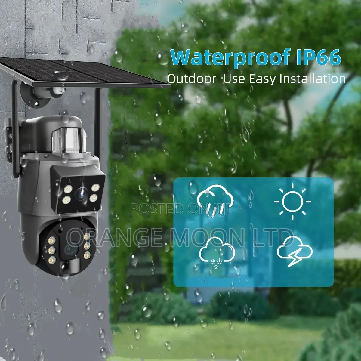Ubox 6mp Dual Lens Rechargeable Batteries Solar 4g