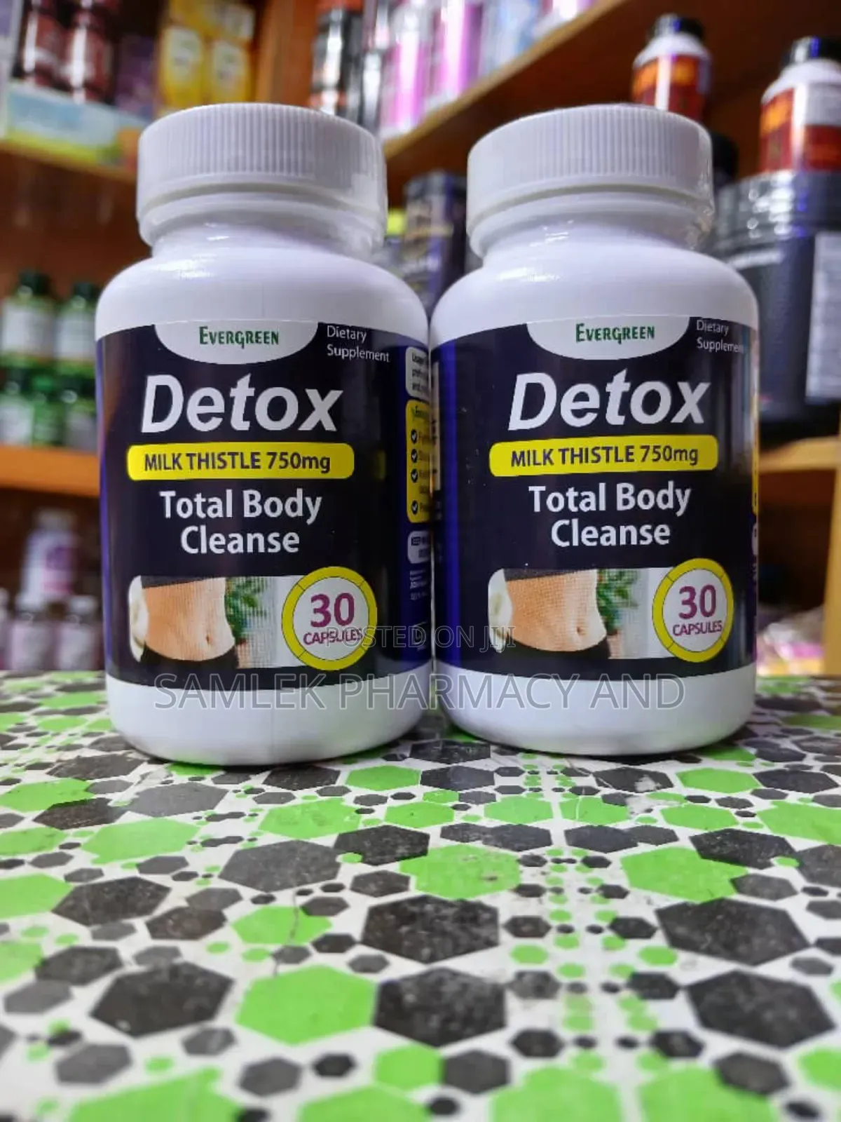 Evergreen Detox Milk Thistle 750mg Total Body Cleans