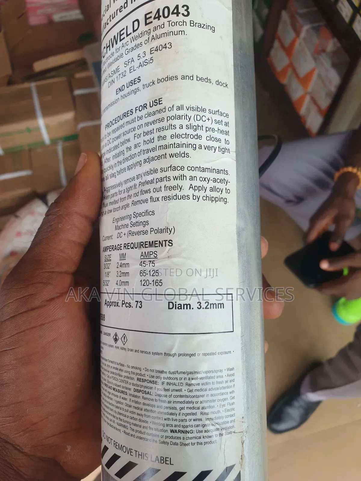 Techweld Aluminium Electrode 3.2mm