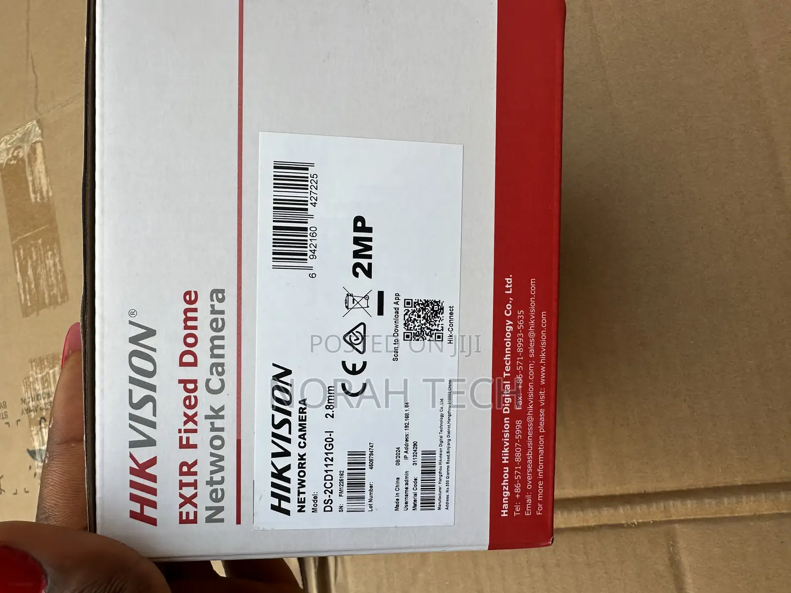 Ds_2cd1121_i Hikvision 2mp Ip Dome Camera H.265+