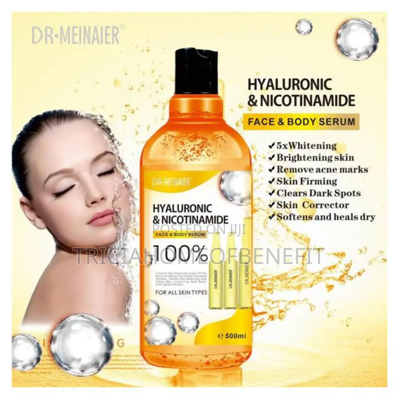 Dr Meinaier Hyaluronic Nicotinamide Face Body Serum 500ml