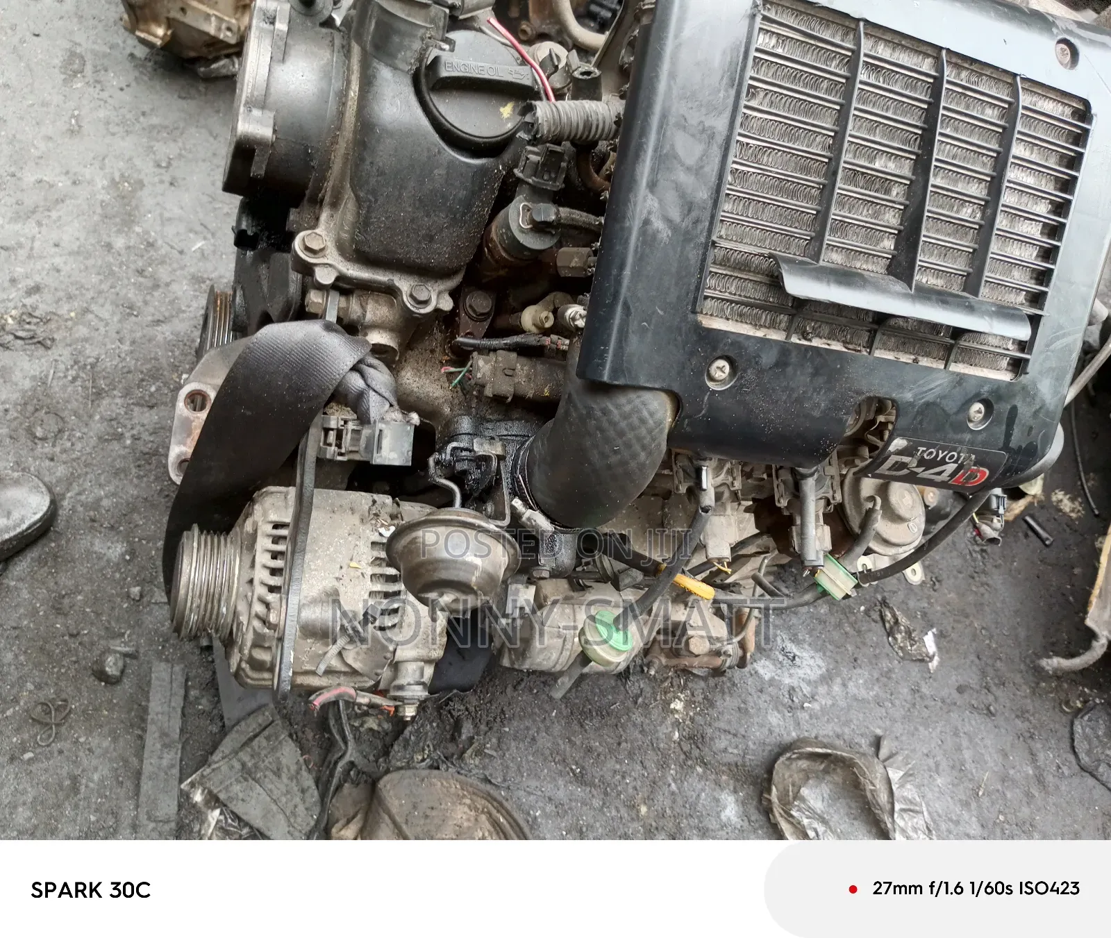 Complete Diesel Engine for Toyota Yaris 1nd