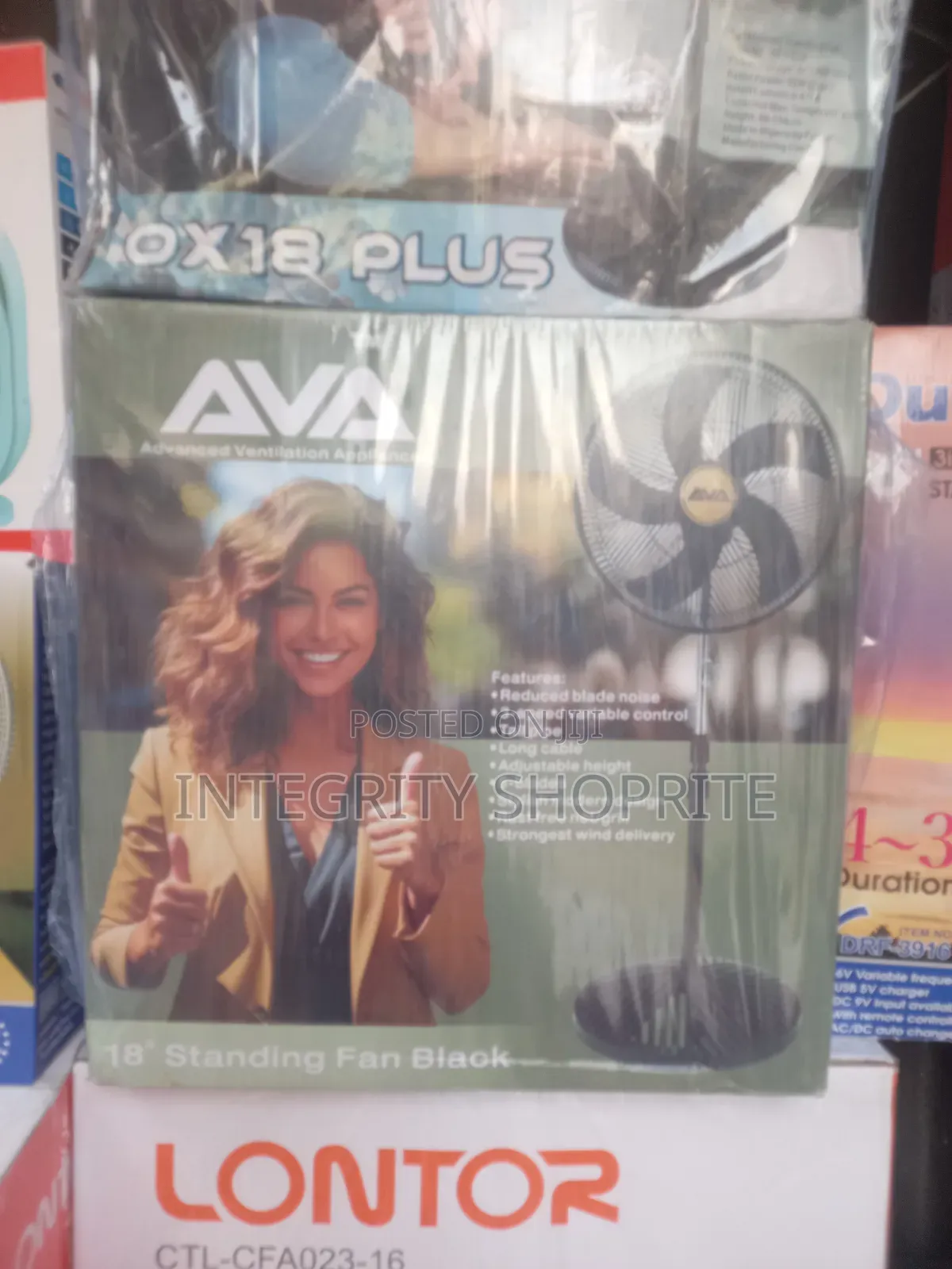 Ava Advanced Ventilation 18 Inches 5-Blades Standing Fan
