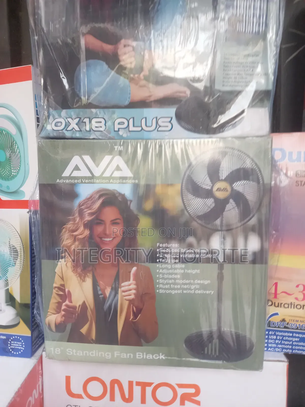 Ava Advanced Ventilation 18 Inches 5-Blades Standing Fan
