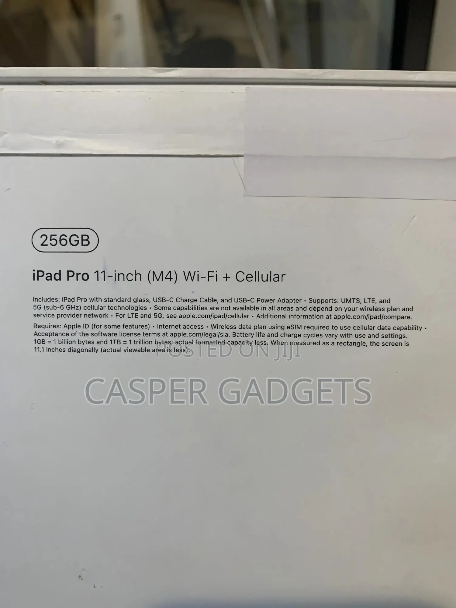 New Apple iPad Pro 11 (2024) 256 GB Black