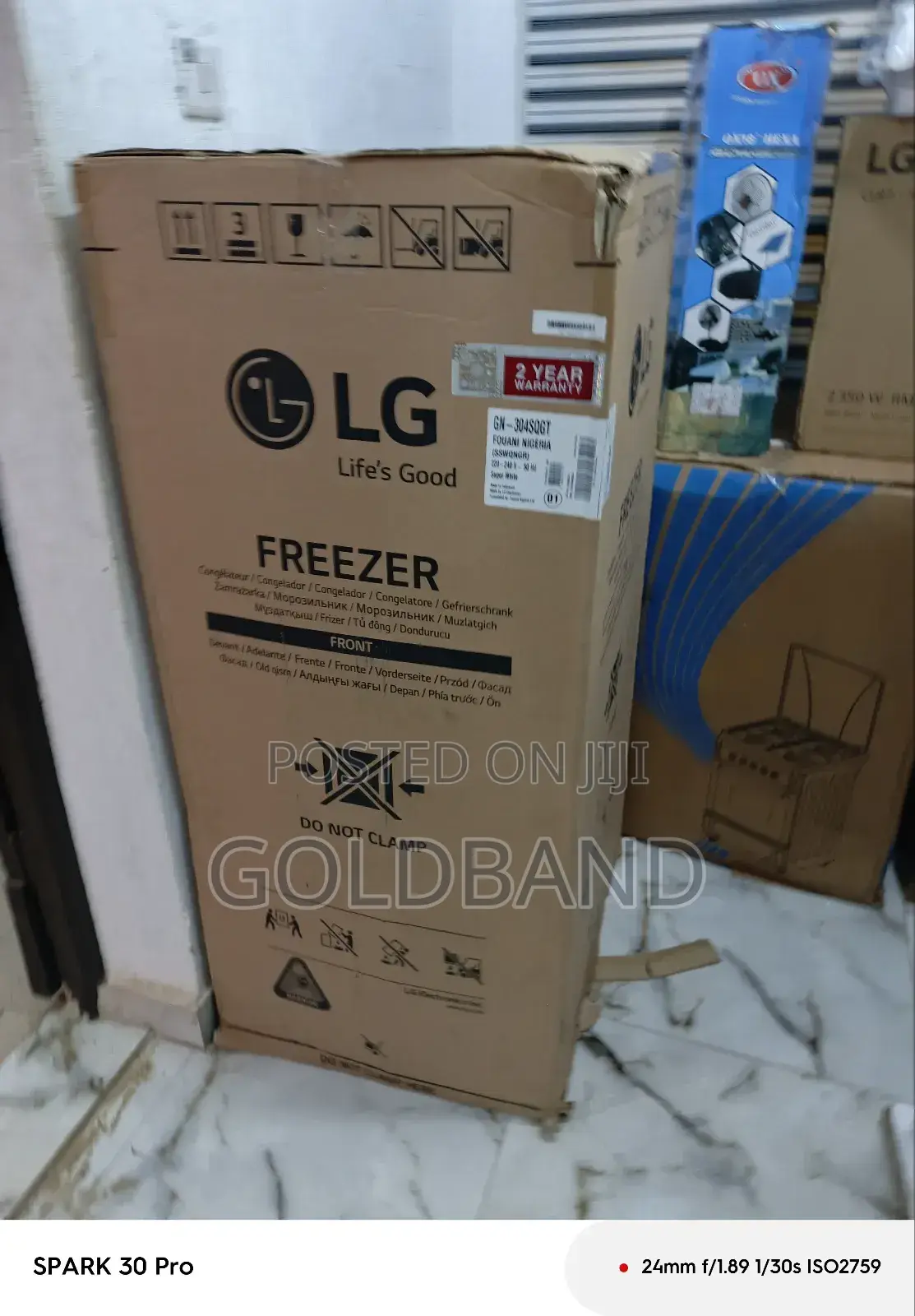 Lg Upright Freezer White