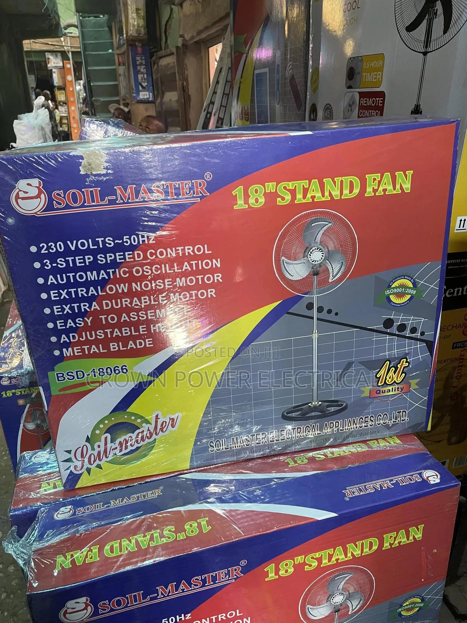 Soil Master 18” Standing Fan