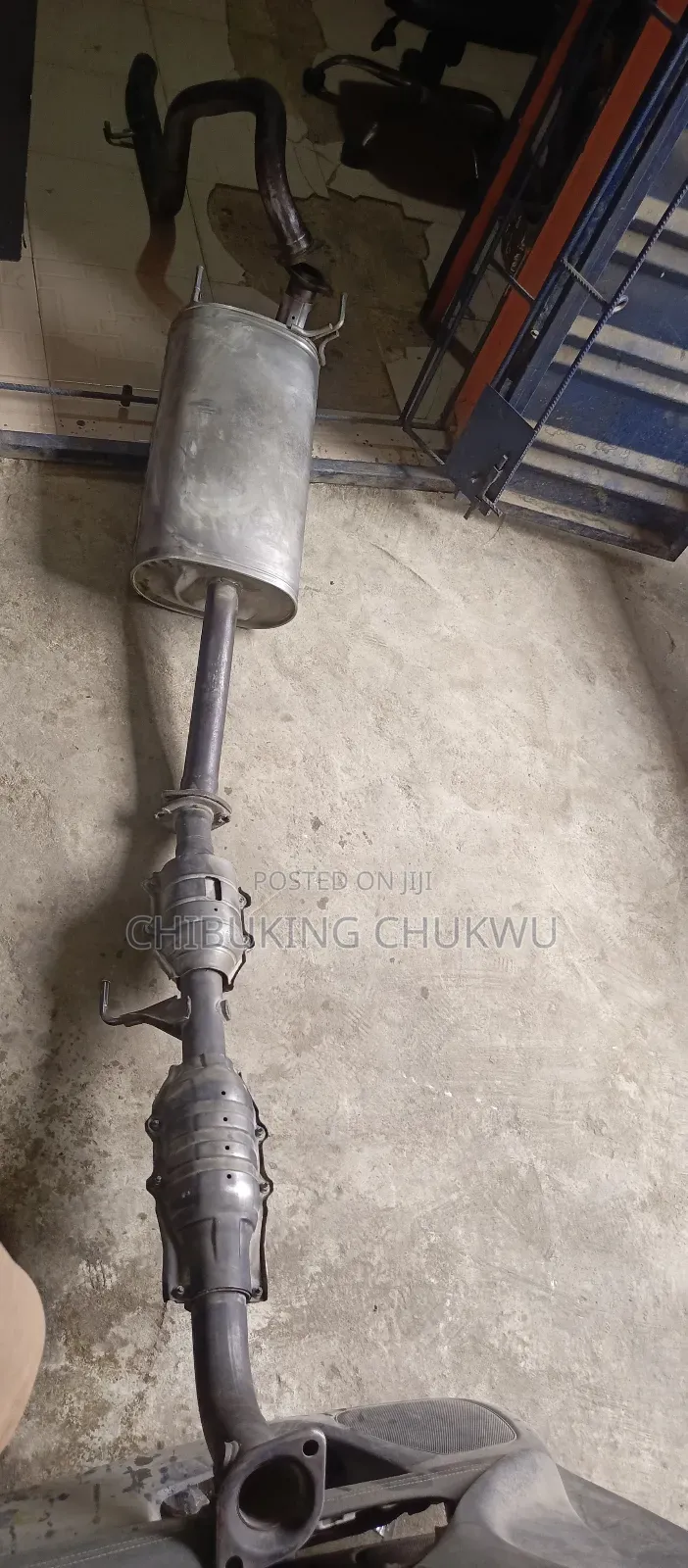 Land Cruiser Prado Complete Exhaust Pot Catalytic Converter.