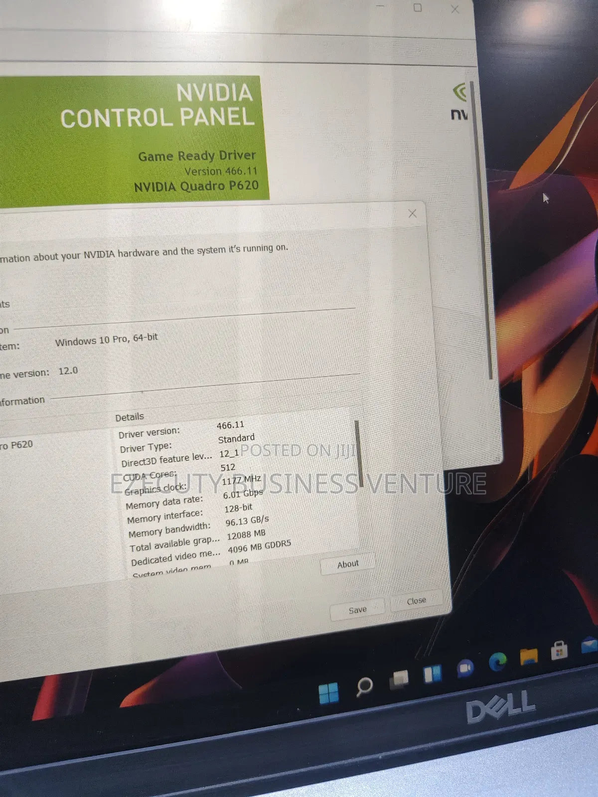 Laptop Dell Precision 15 3551 32GB Intel Core i7 SSD 512GB