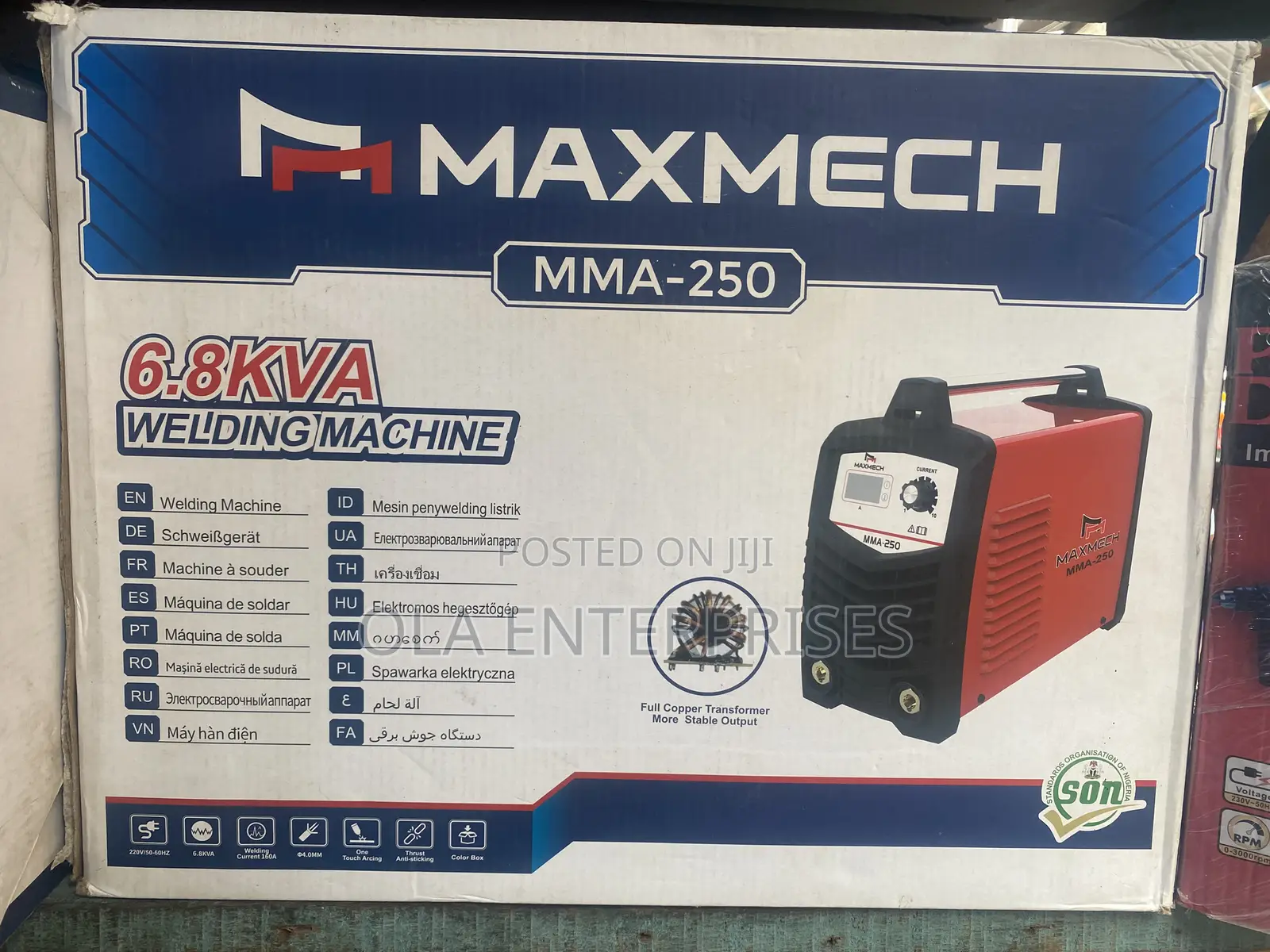 Maxmech 6.8kva Welding Machine