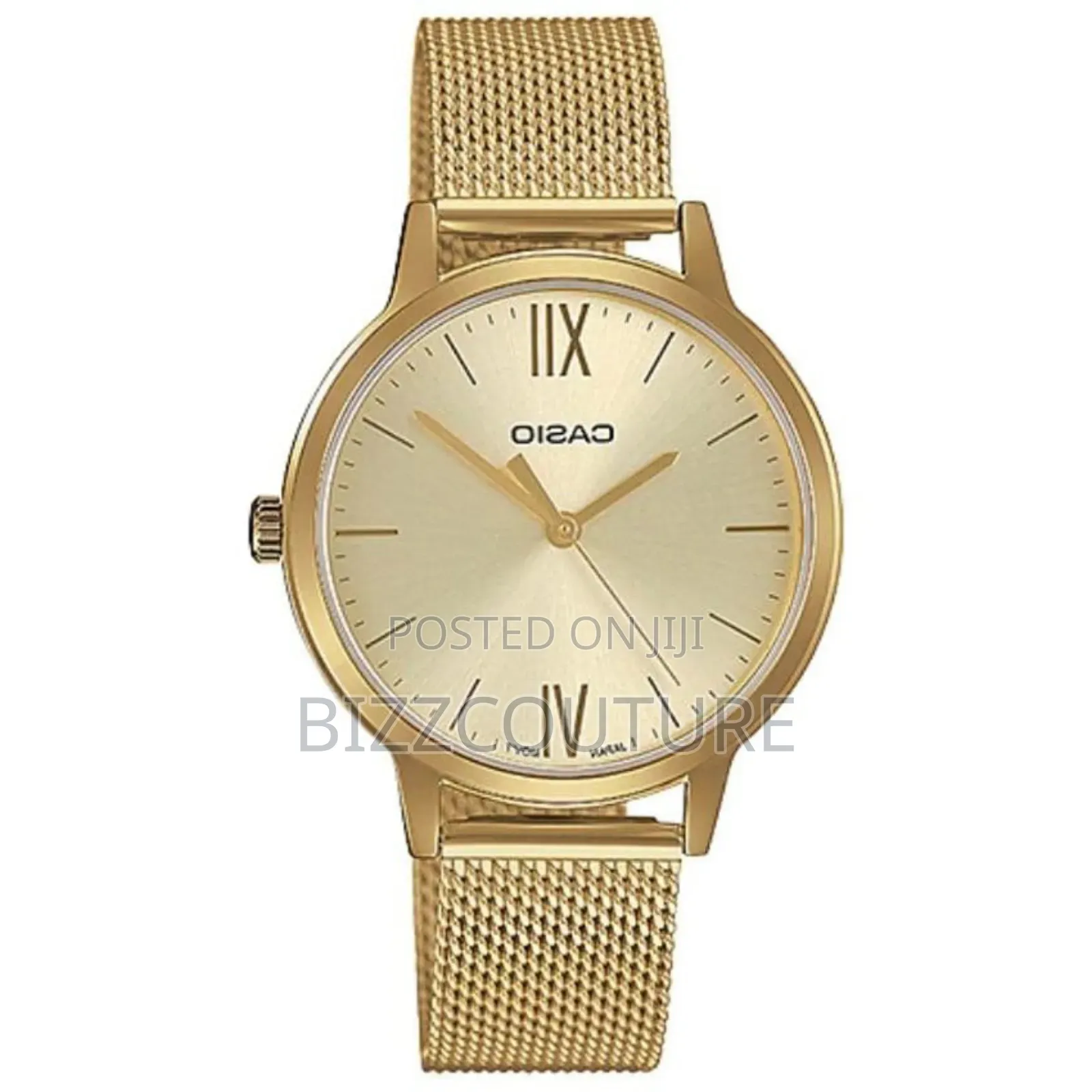 Casio LTP-E157mg-9adf Women’S Analog Golddial Goldmesh Watch