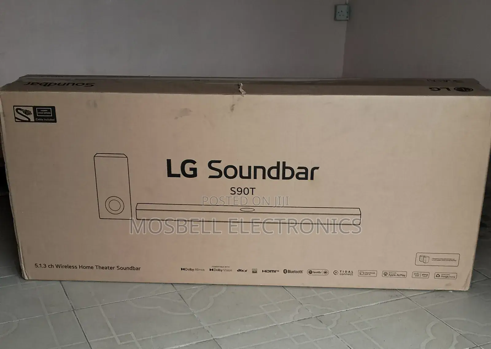 Aud 90tys
570w,5.1.3ch Sound Bar,Dolby Atoms, Wirless