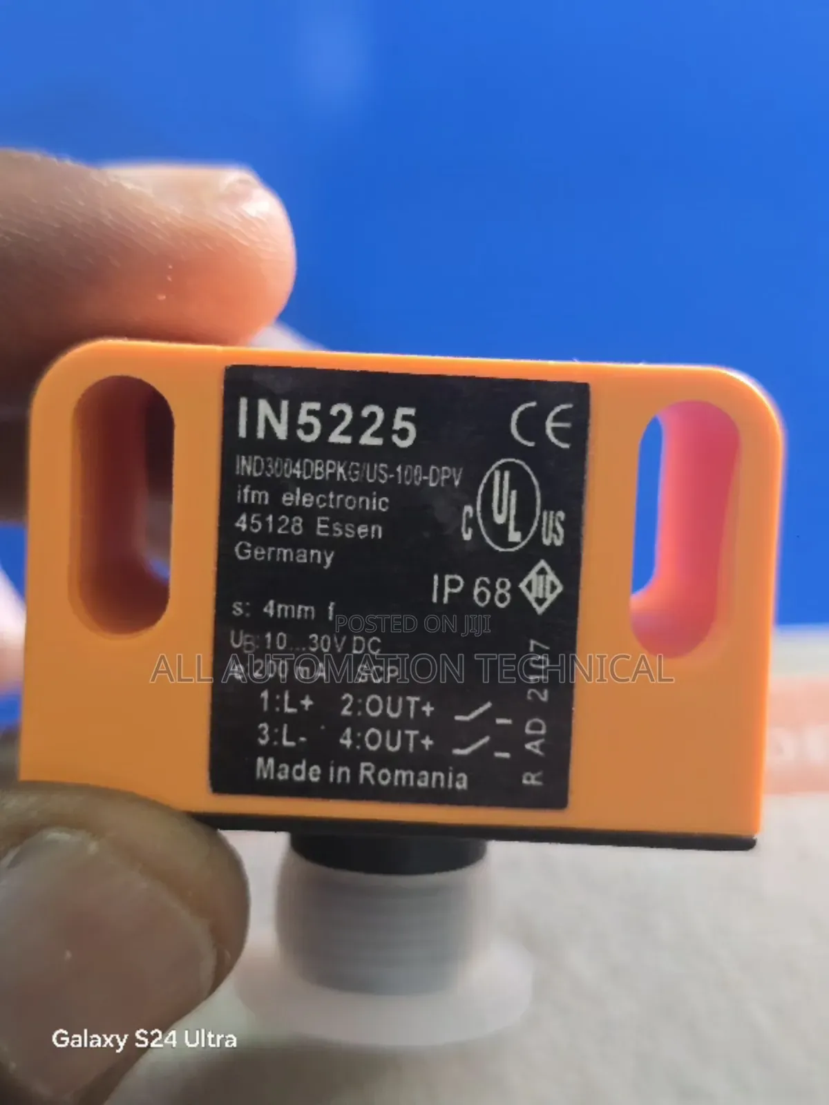 Ifm Inductive Dual Sensor for Valve Actuators | In5225