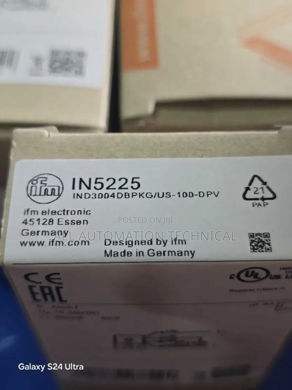 Ifm Inductive Dual Sensor for Valve Actuators | In5225