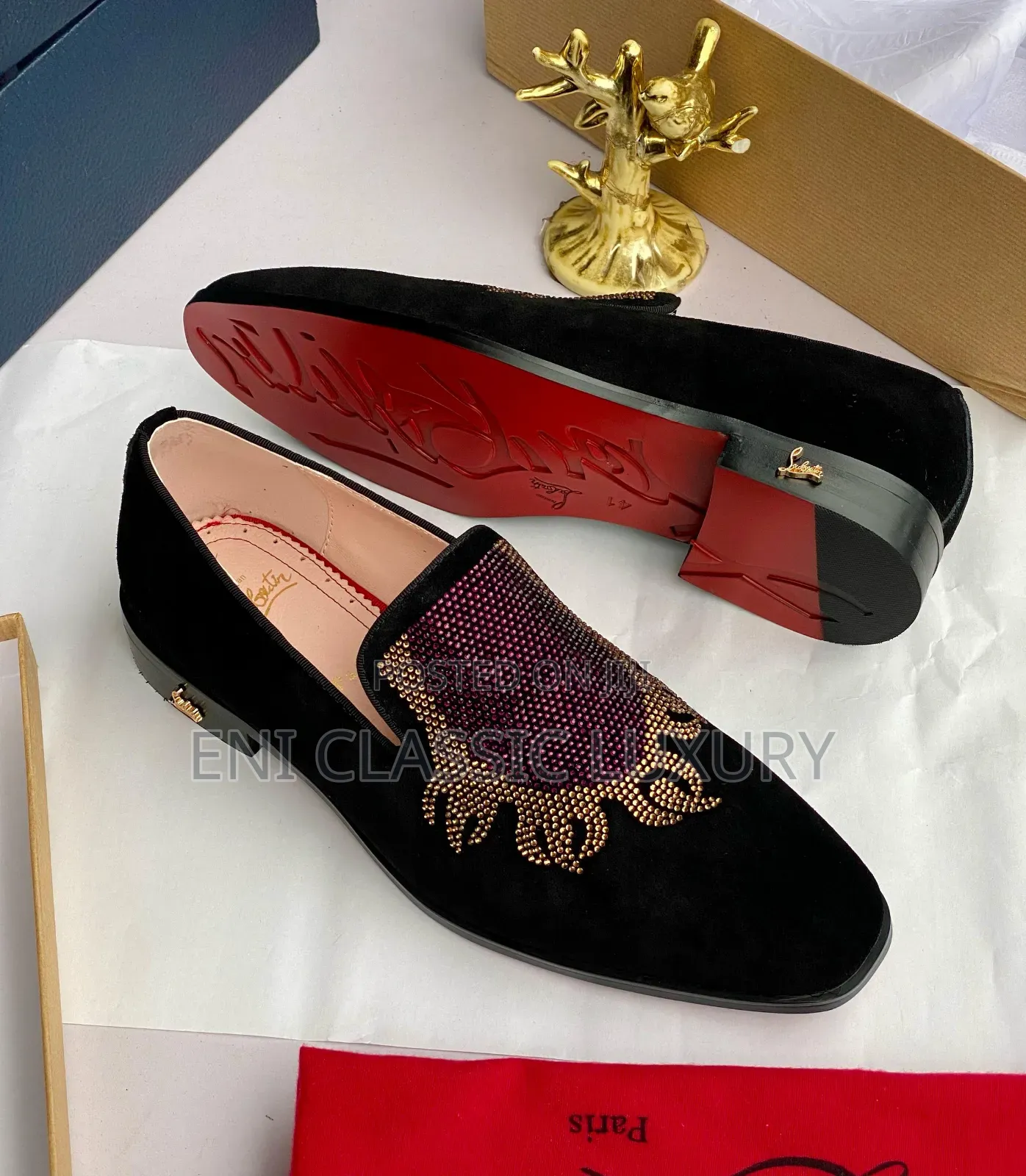 Original Luxury Suede Leather Shoes Roberto Cavalli
