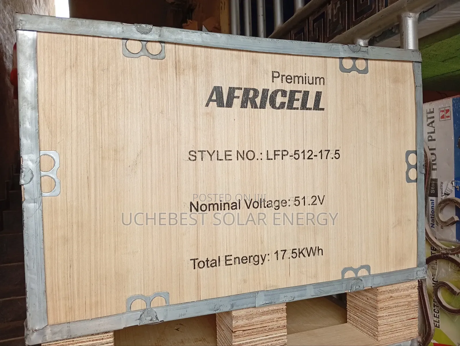17.5kwh/51.2v Africell Dry Cell Lithium Battery