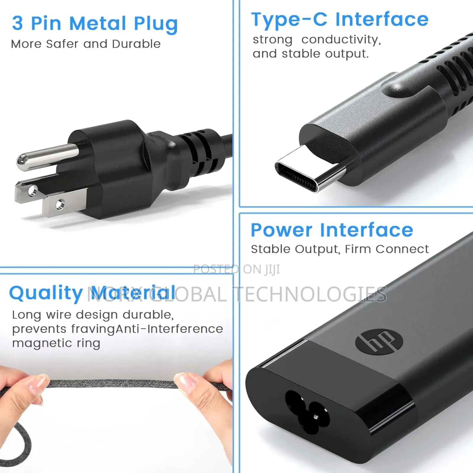 110w Usb-C Charger for Hp