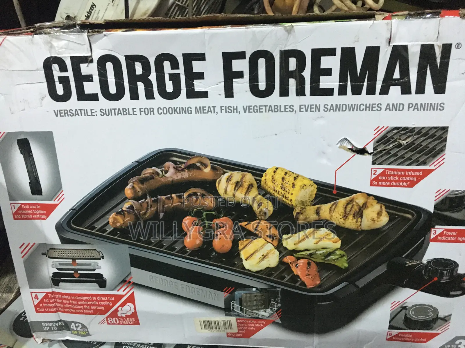 George Foreman Large Electric Fit Grill