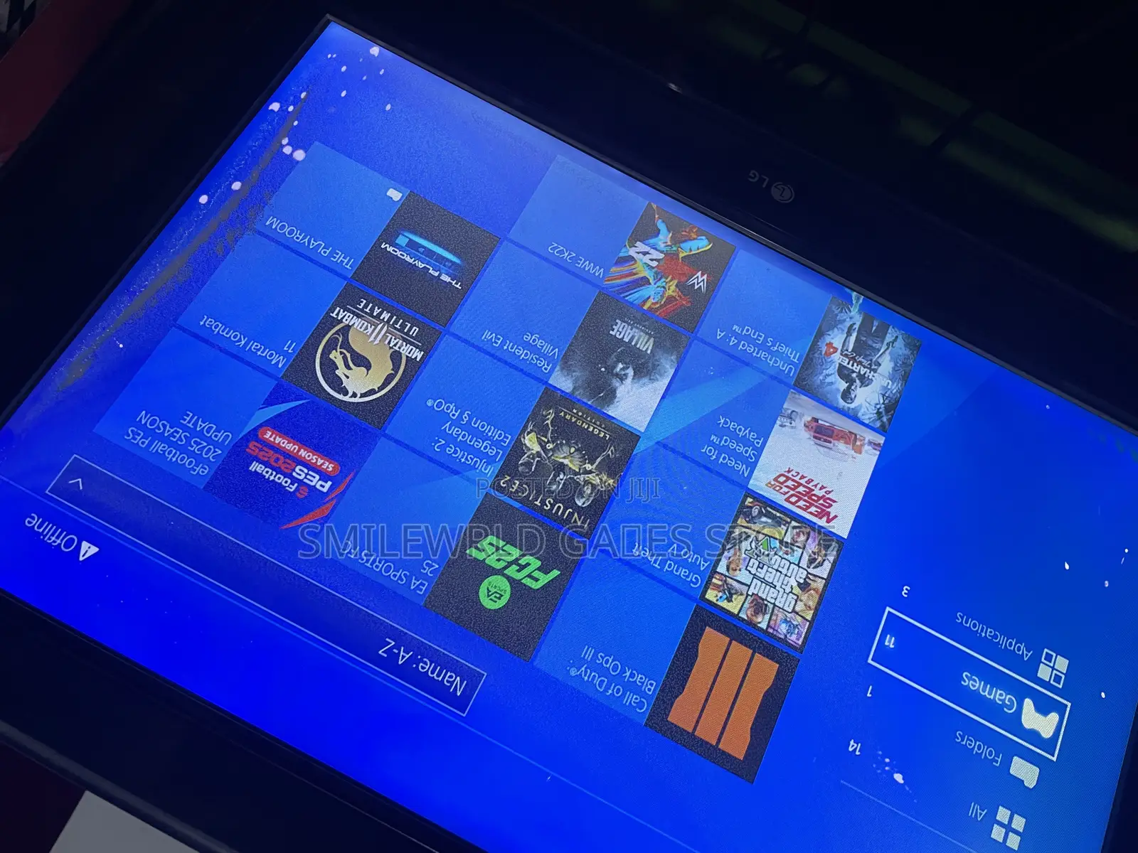 Games Installation for Ps4
