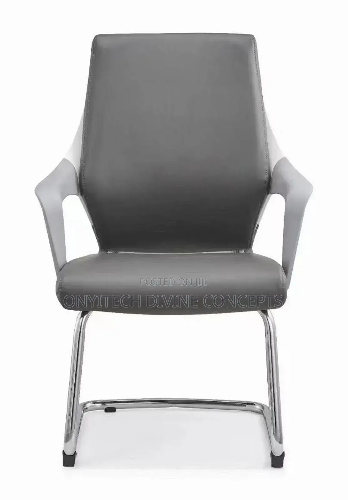 Classy Office Visitors Chair Black and White