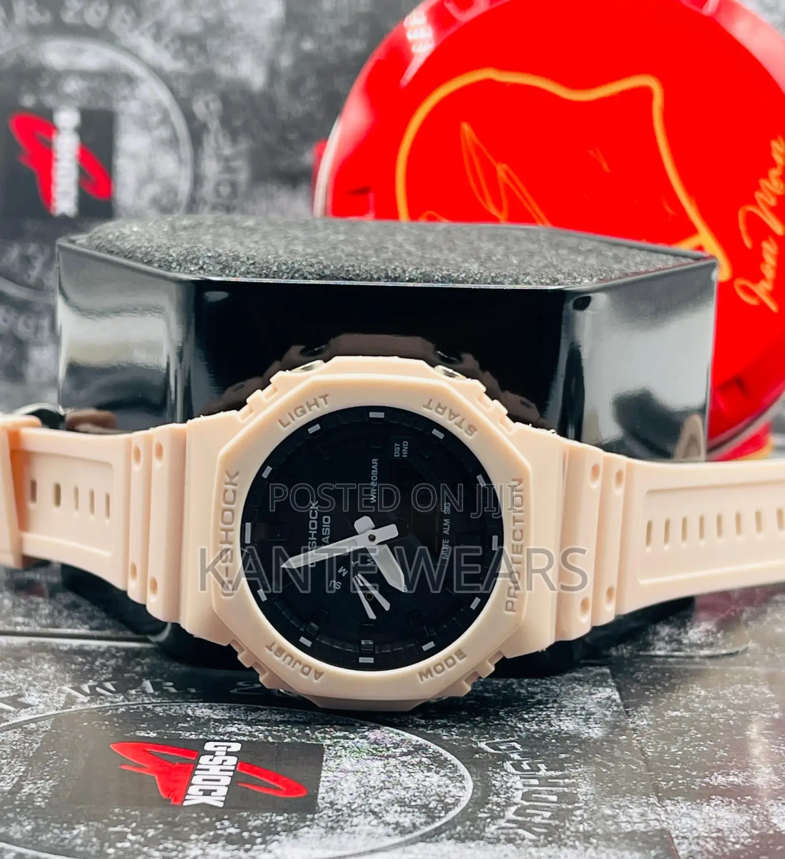 Dual Time Luminous Gshock Wristwatch
