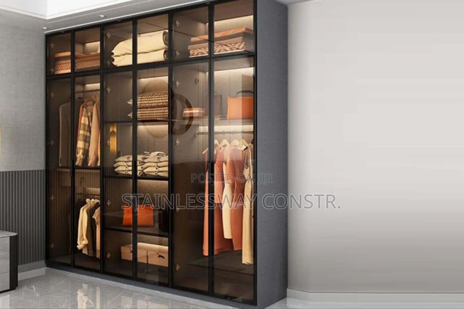 Wardrobe Glass Tinted Enclosure