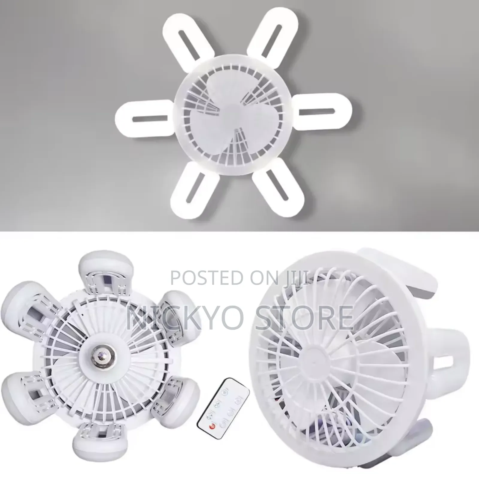 E27 Ceiling Fan Light Bulb With Remote – 60w, 3 Speed
