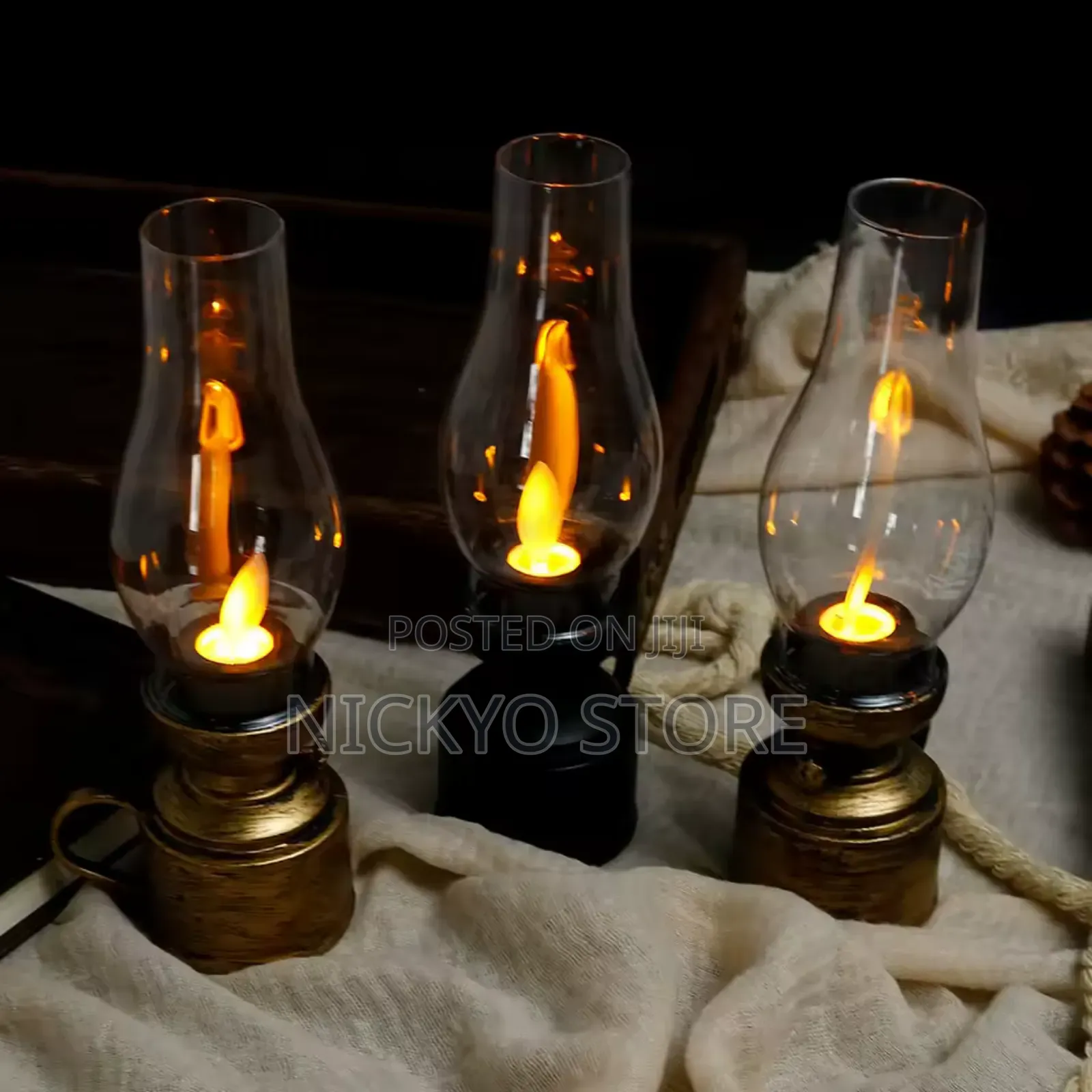 Vintage Lantern Retro Design Led Hanging Oil Lamp