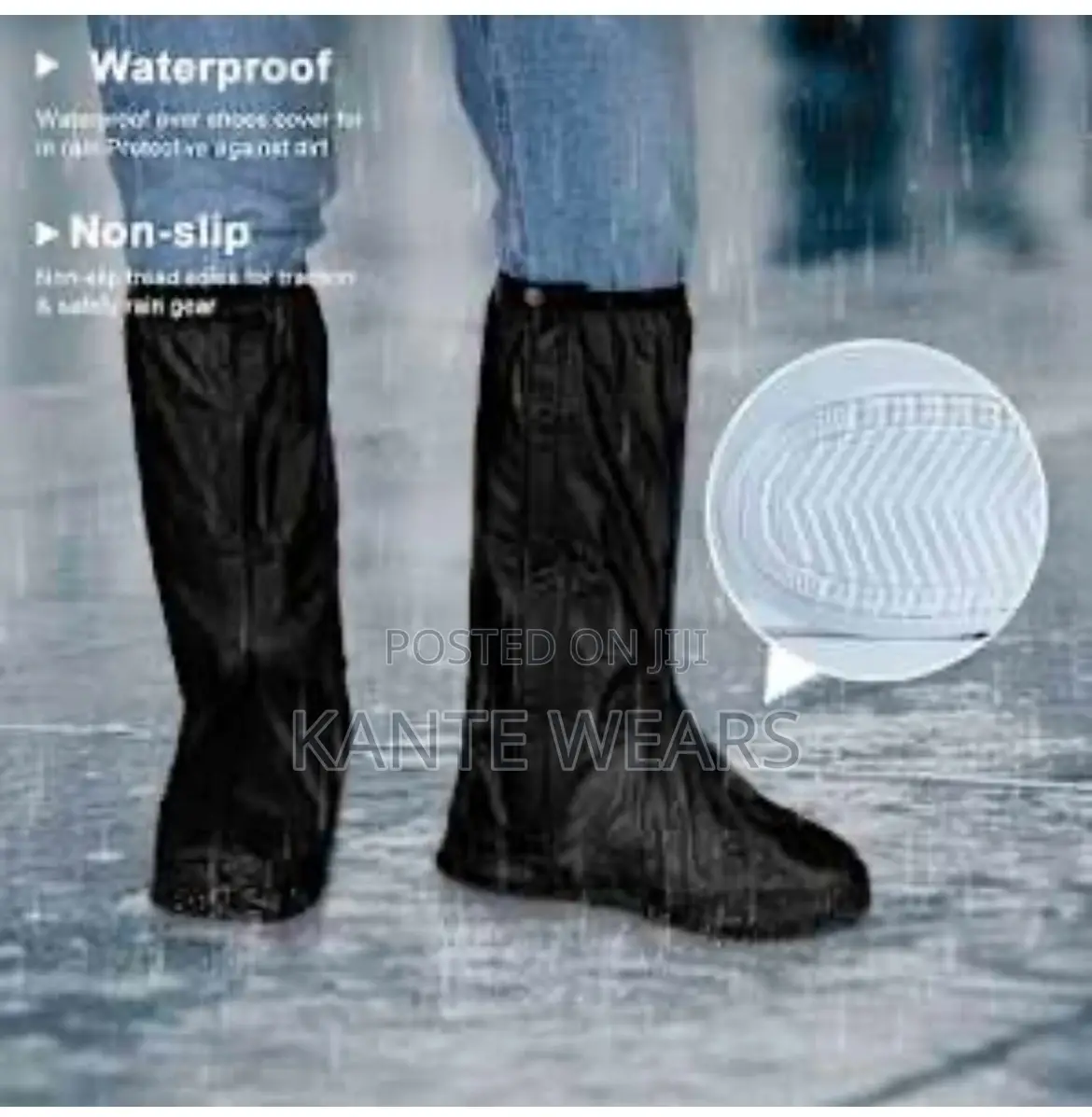 Waterproof Rain Boots Padded Shoe Covers