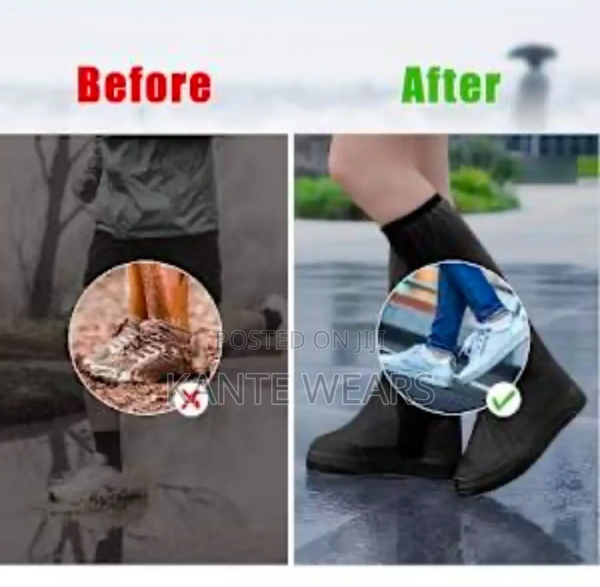 Waterproof Rain Boots Padded Shoe Covers
