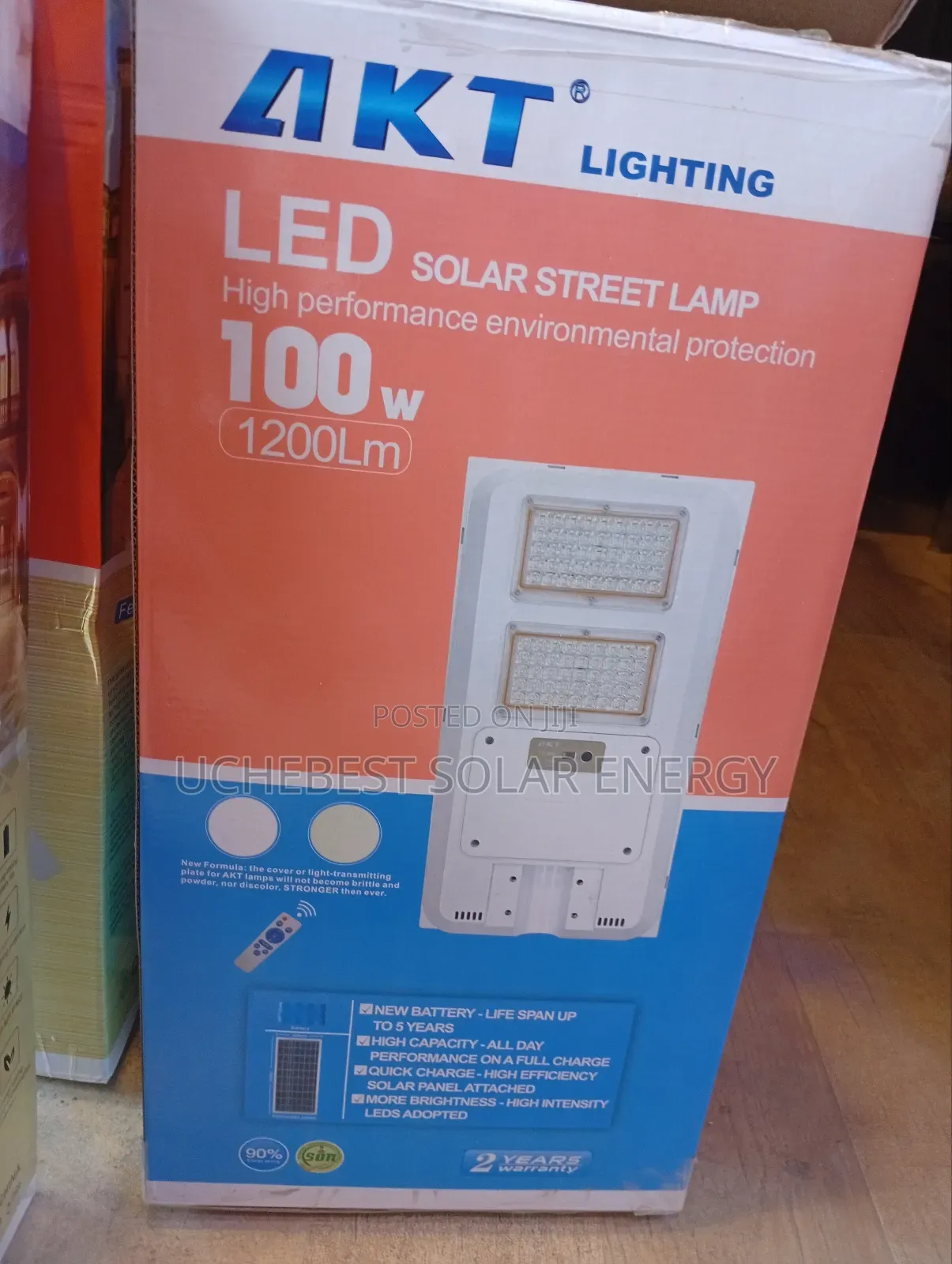 100w Akt Solar Street Lights