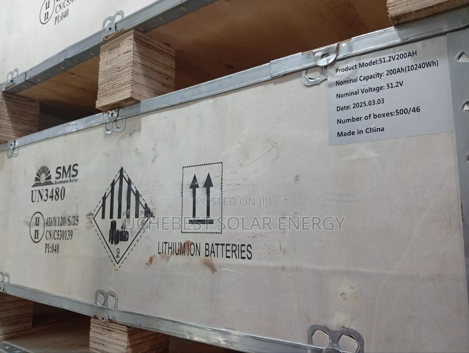 10kwh/51.2v SMS Dry Cell Lithium Battery