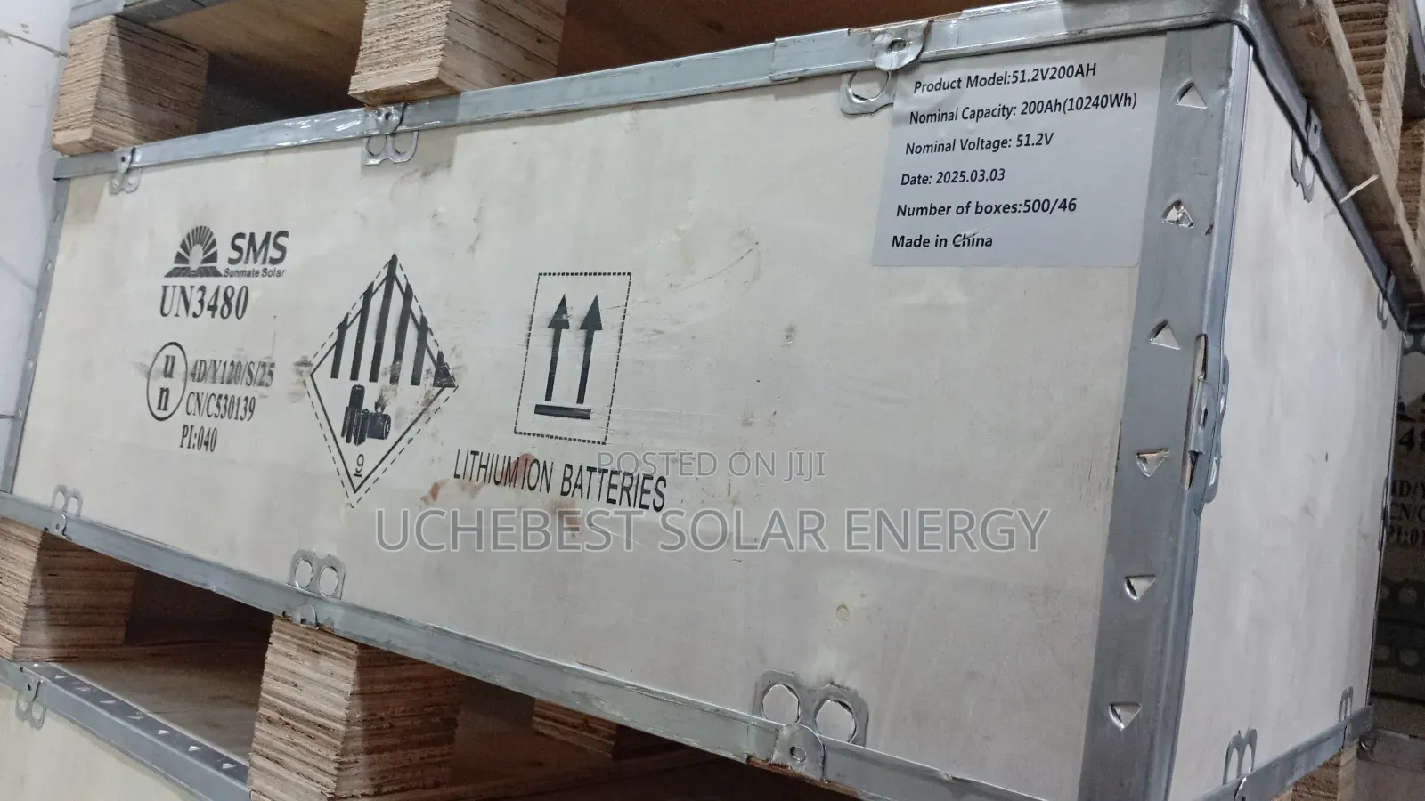 10kwh/51.2v SMS Dry Cell Lithium Battery