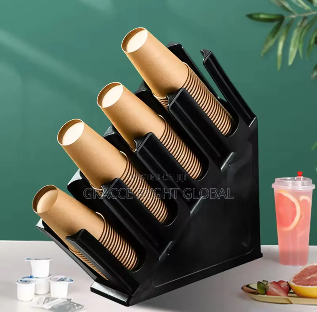 Hotel/ Coffee Shop/ Restaurant 4 Grid Plastic Cup Holder