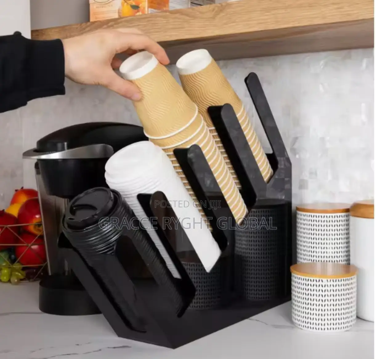 Hotel/ Coffee Shop/ Restaurant 4 Grid Plastic Cup Holder