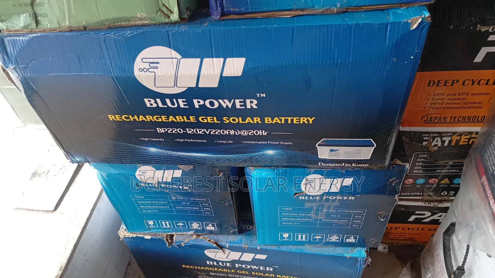 220ah/12v Blue Power Dry Cell Battery