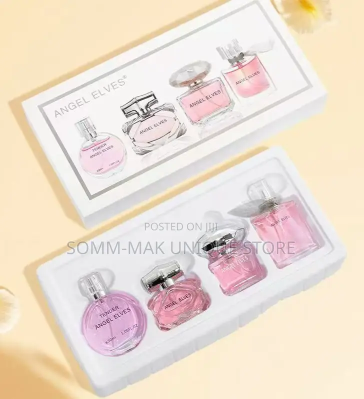 4 in 1 Angel Elves Perfume Gift Set 
Male Female Combo