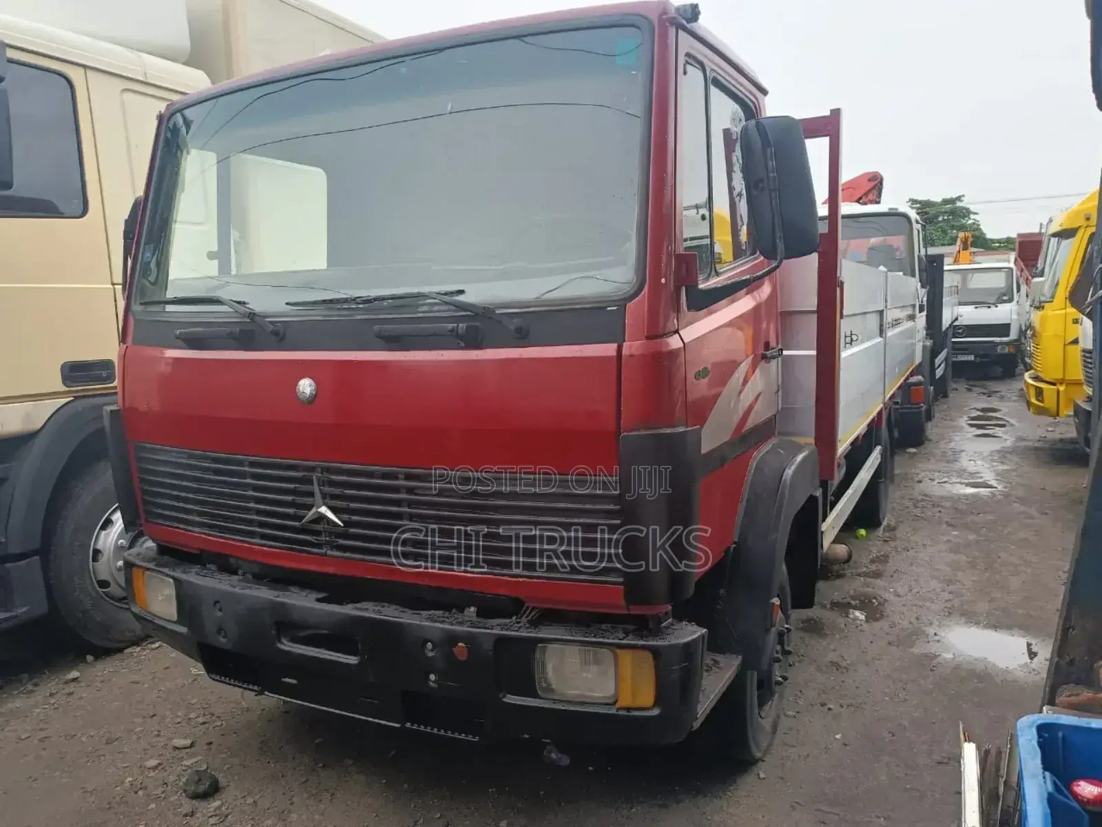 Mercedes 814 Truck German Specification 2002 Red Colour