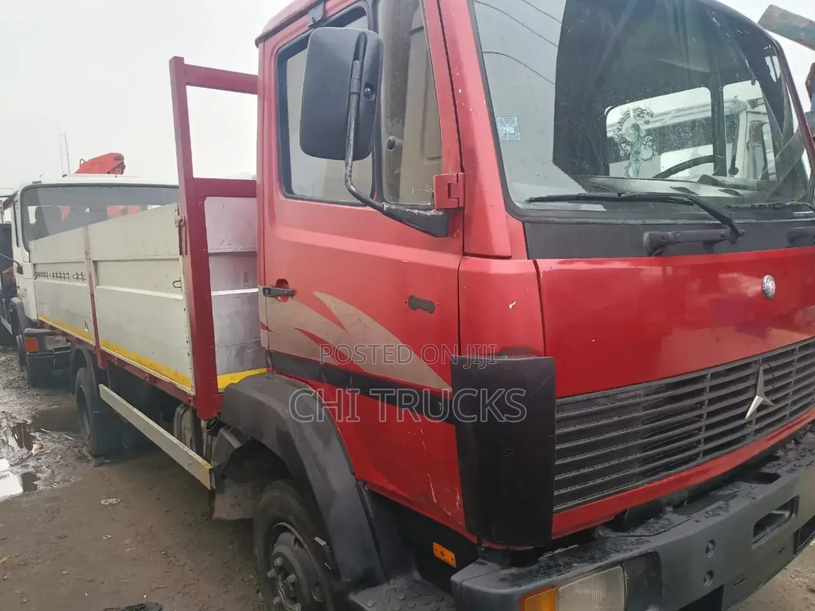 Mercedes 814 Truck German Specification 2002 Red Colour
