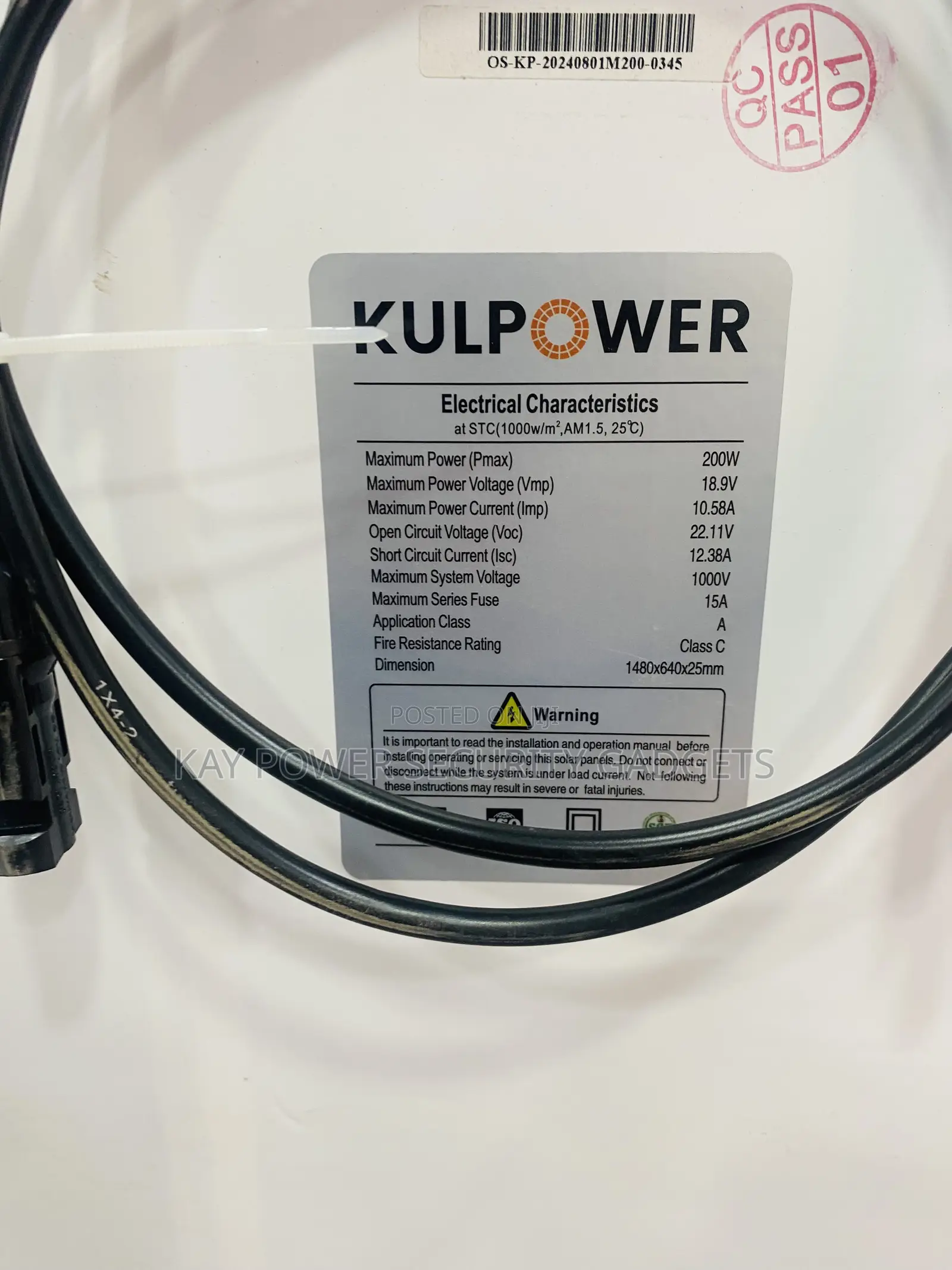 Colasolar 1kwh Solar Generator + 200w Solar Panel