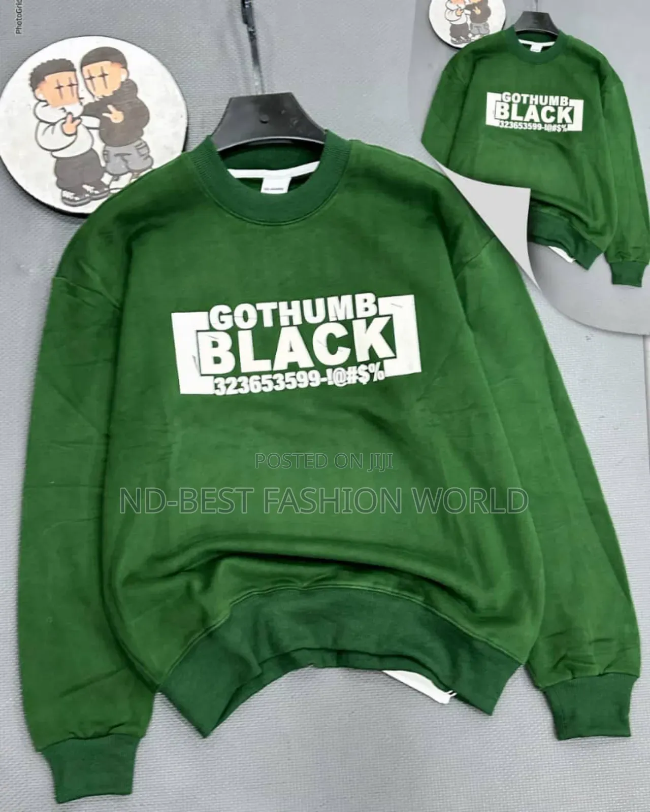 Green Color Men's Wears