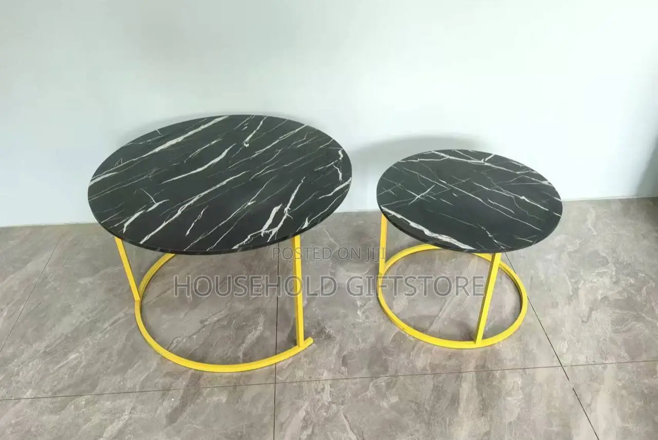 2in1 Faux Marble Center Table