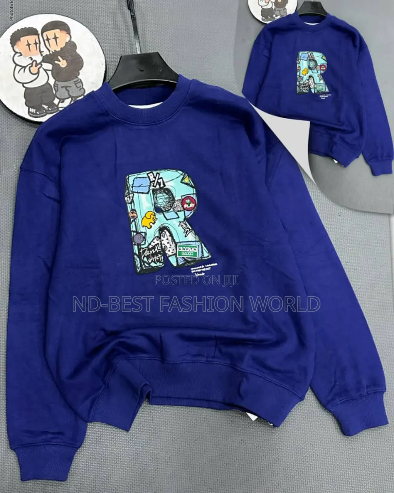 Blue Men's Quality Tops