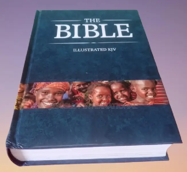 KJV Illustrated Bible +Full Color Maps for Adults Children