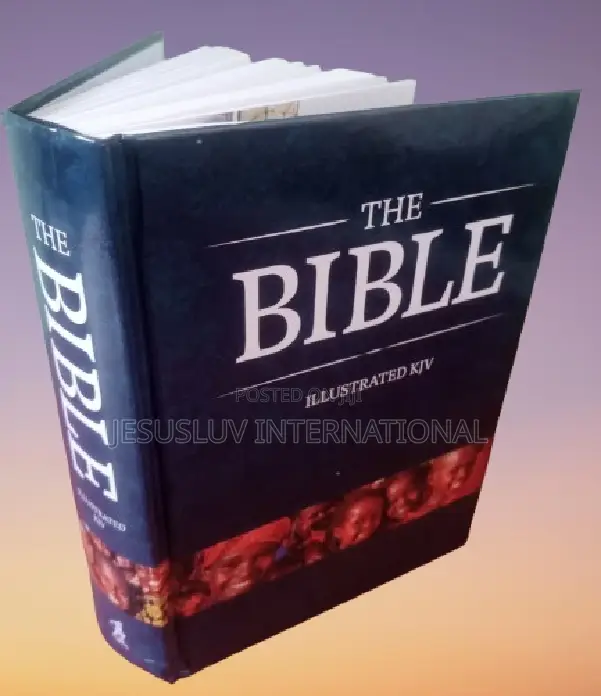 KJV Illustrated Bible +Full Color Maps for Adults Children