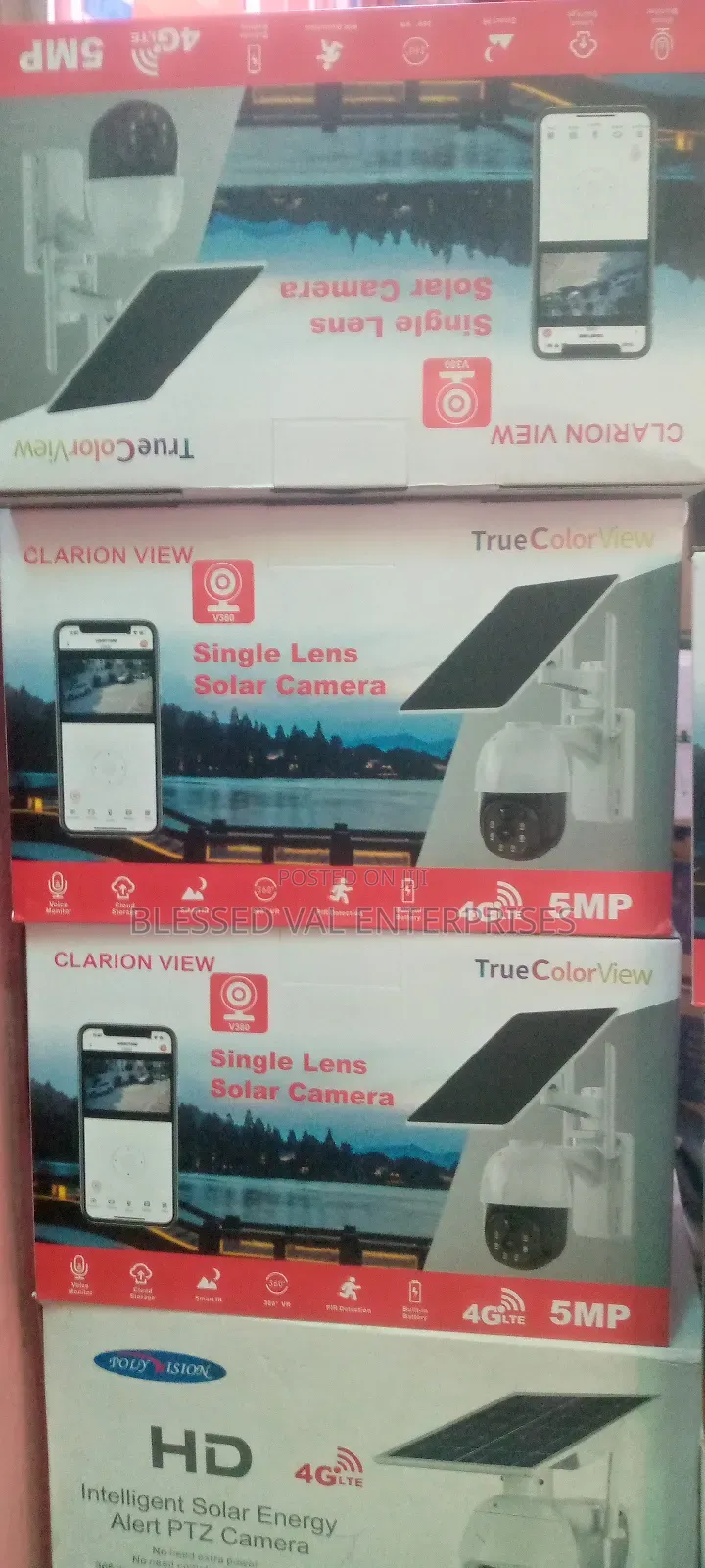 Clarion View Dual Lens Solar Camera