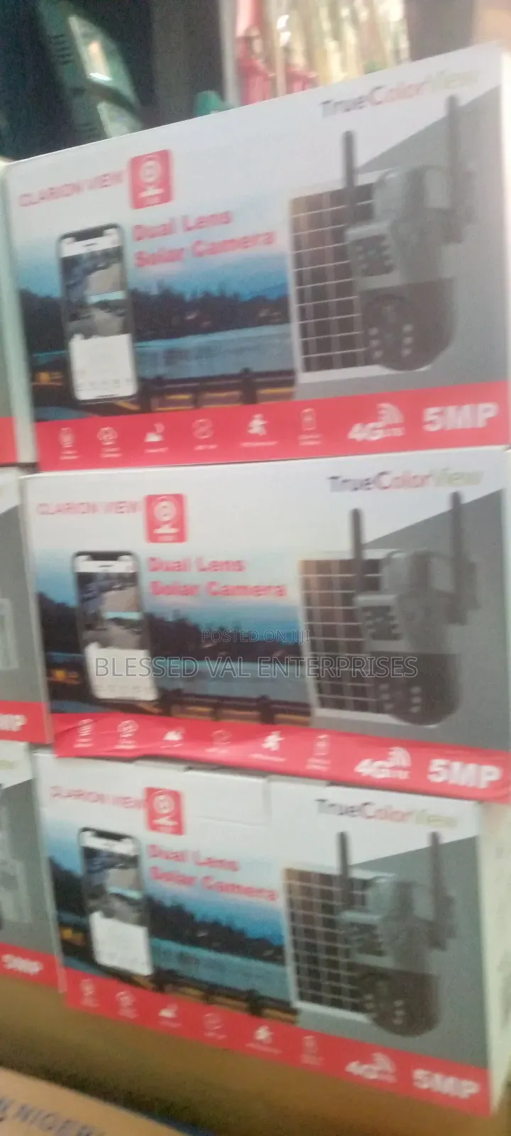 Clarion View Dual Lens Solar Camera 4g