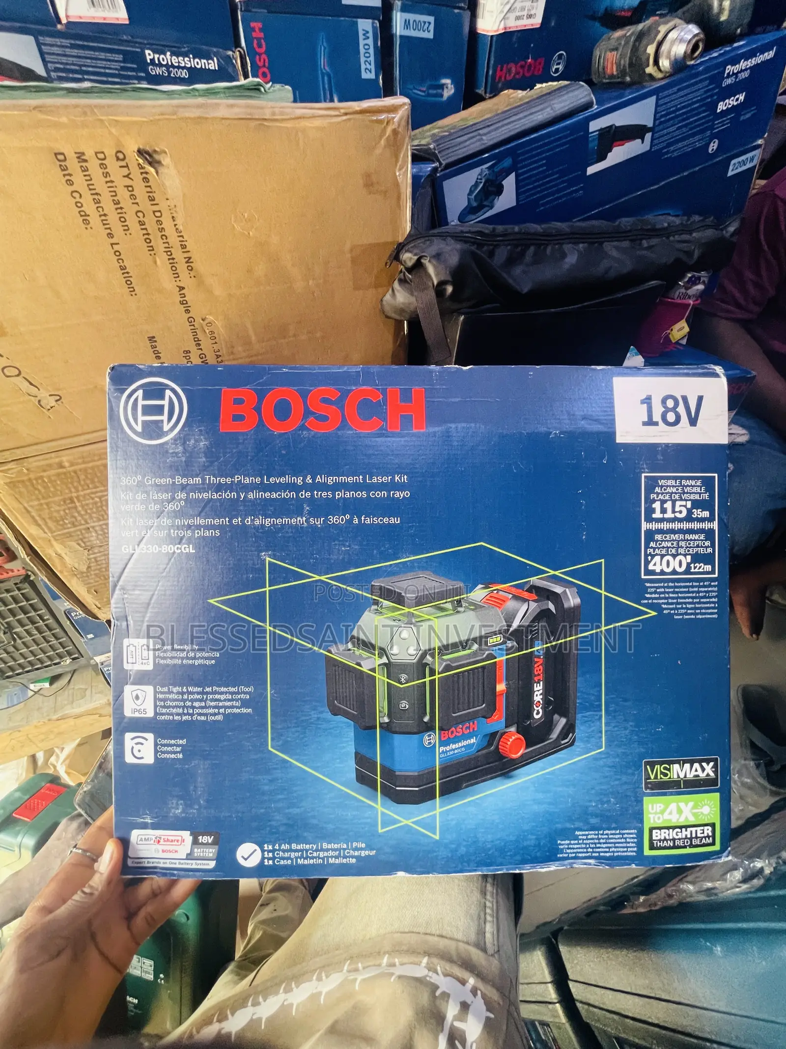 Bosch Gll330-80cgl 12lines Laser Level