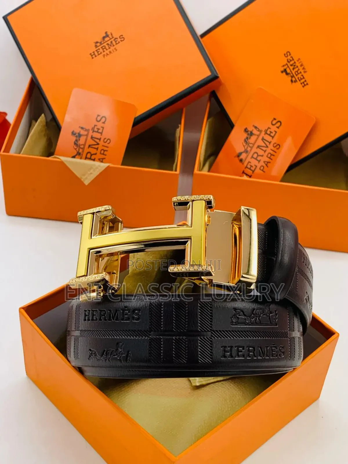 High Quality Luxury Men's Leather Belts Hermes Well Branded