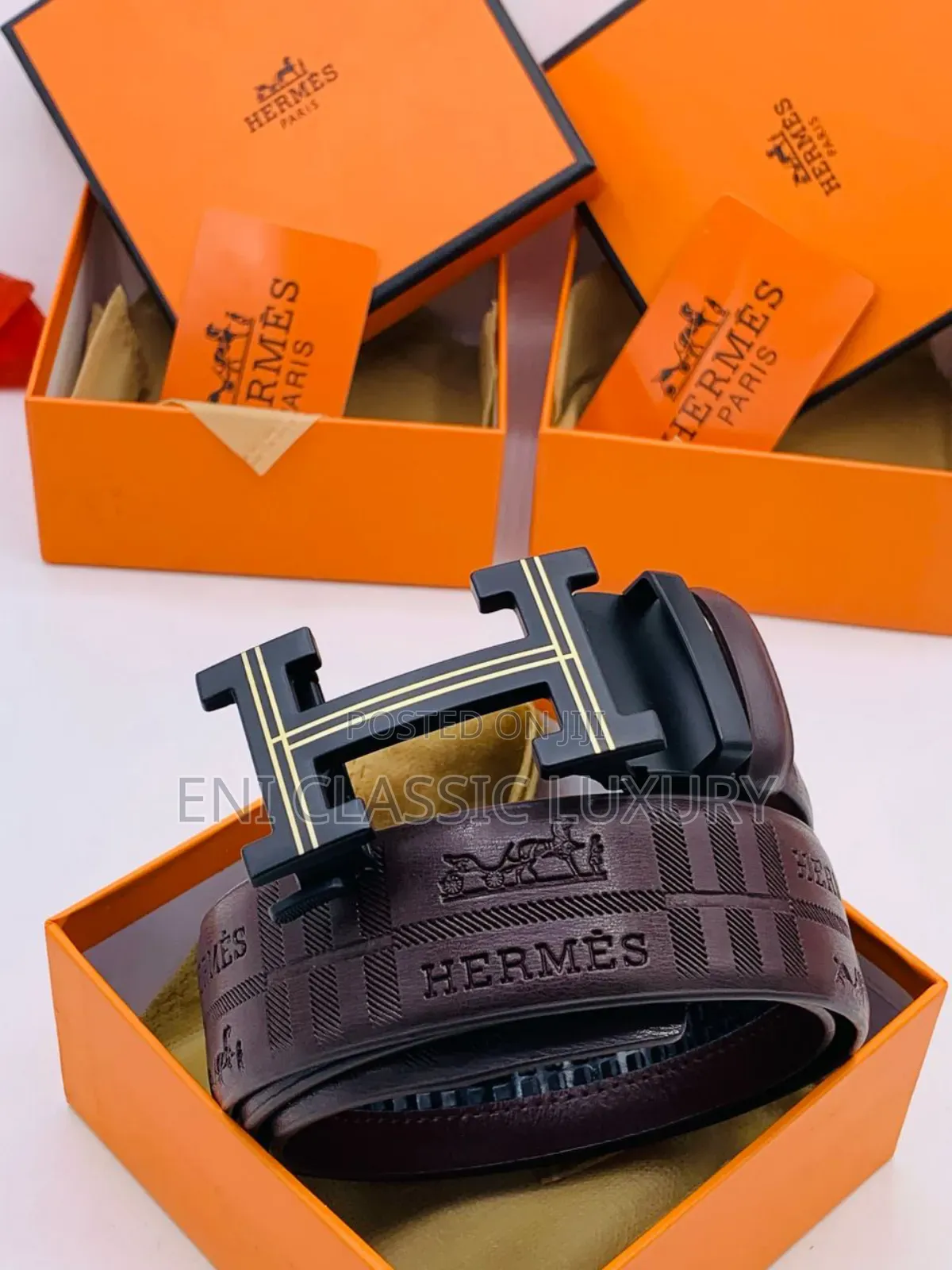 High Quality Luxury Men's Leather Belts Hermes Well Branded